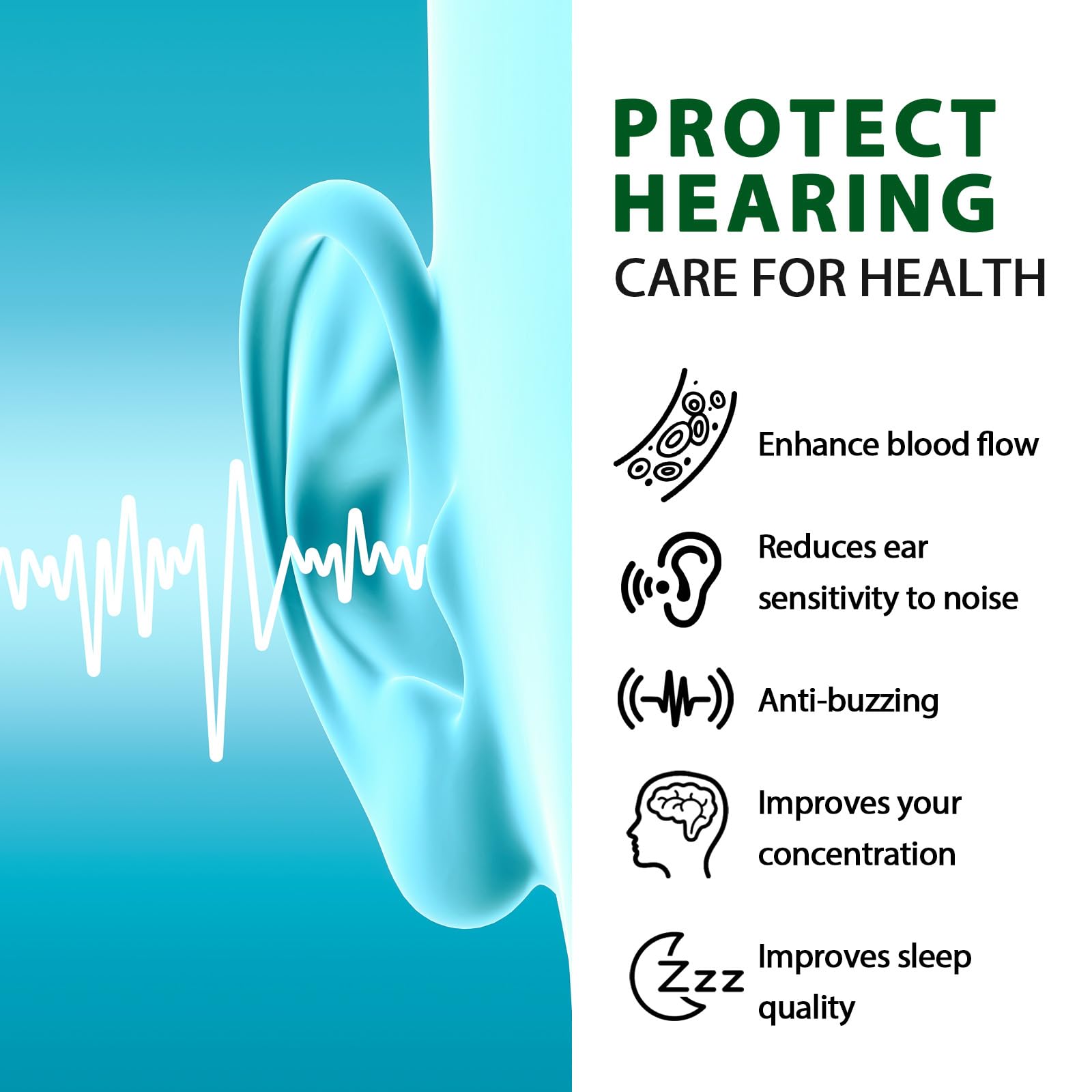 Love Life Supplements Tinnitus Relief - prise en main facile pour deux gellules par jour