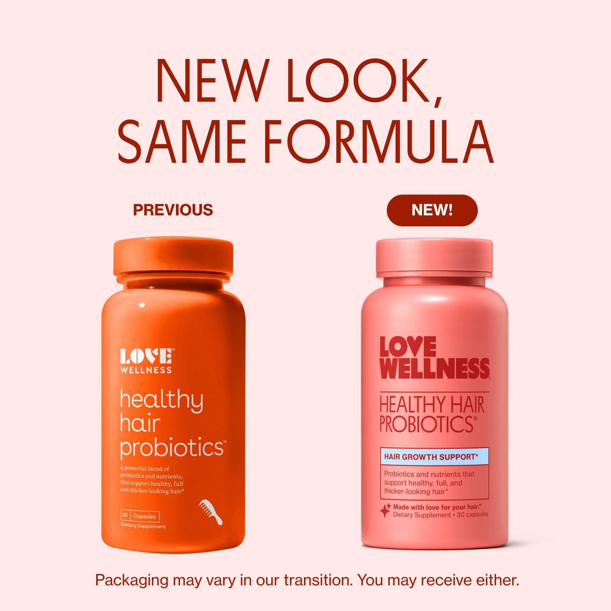 Love Wellness Capsules Biotine B12 et B6 : soutien potentiel pour cheveux.