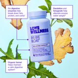 Love Wellness enzymes digestifs: décomposition des graisses, protéines et glucides.