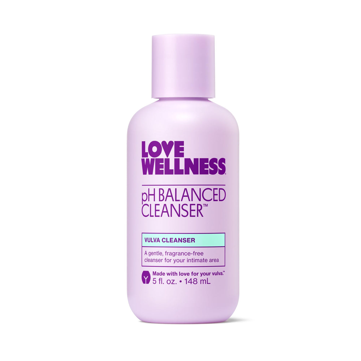 Love Wellness nettoyant pH équilibrant — bouteille prête à l’emploi pour l’hygiène intime naturelle