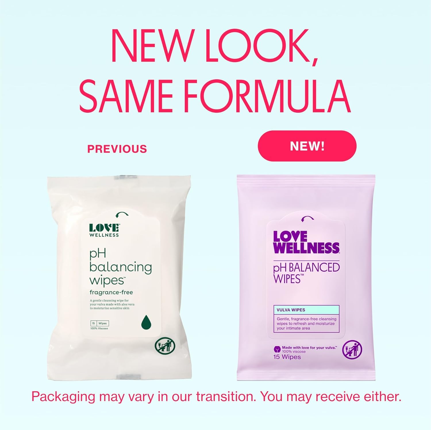 Love Wellness, format mini parfait pour sac à main et déplacements.