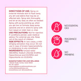 Love Wellness Post-Sexe Spray Intime : rafraîchissement rapide après l'activité.