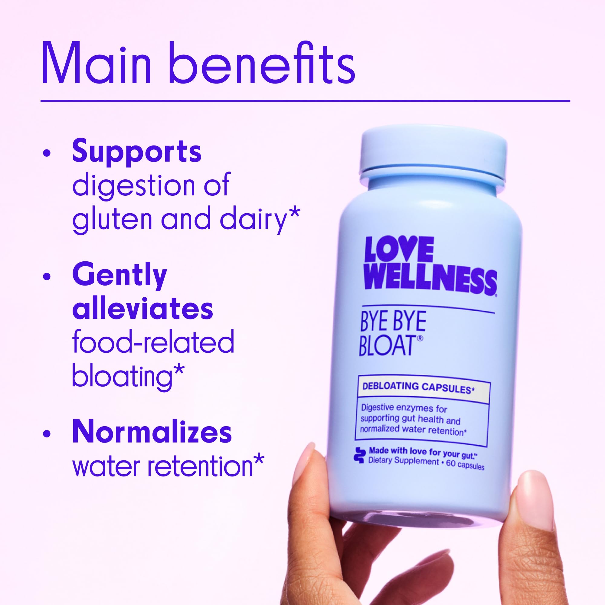 Love Wellness Sparkle Fiber: fibres végétales prolongeant la satiété après le repas.