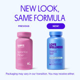 Love Wellness Sparkle Fiber – poudre prête à être mélangée, utilisée avec une boisson pour énergie durable