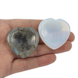 Loveliome coeur concave: deux pierres naturelles pour favoriser la relaxation et la meditation