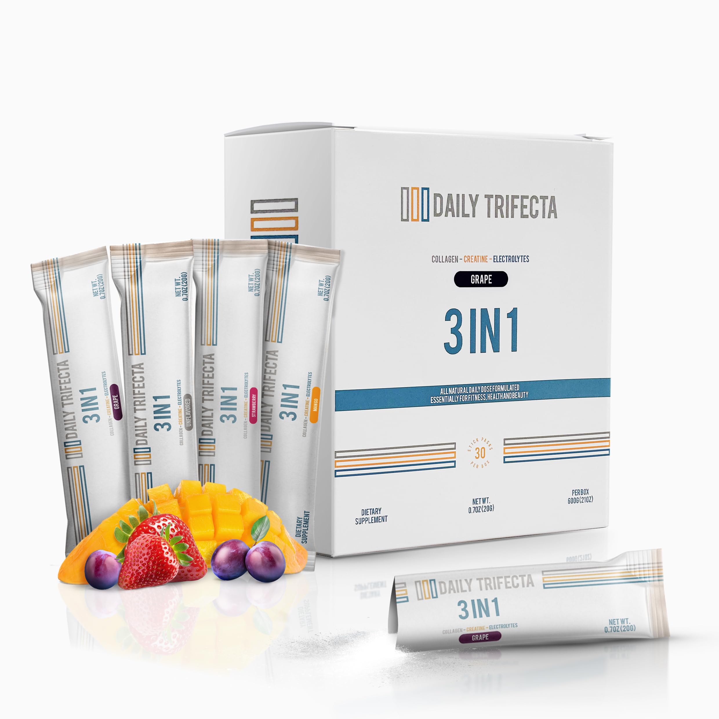 Lovie Style Daily Trifecta: boîte mango, goût fruité et format pratique.