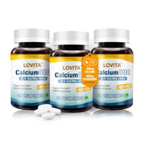 LOVITA calcium citrate 800 mg tablettes vegan – absorption douce pour les os et la routine quotidienne.