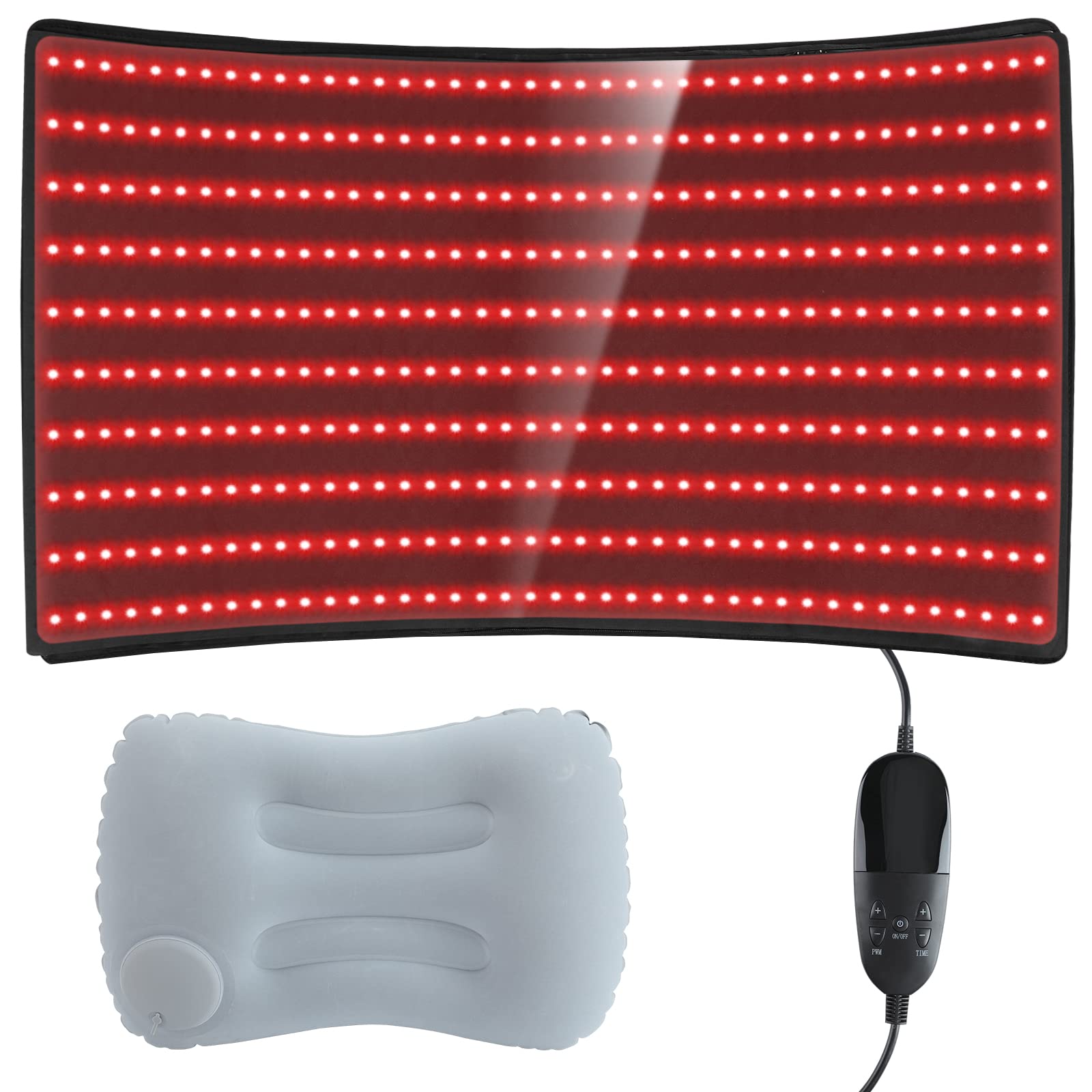 LOVTRAVEL matelas avec lumière rouge 660nm pour relaxation ciblée à domicile