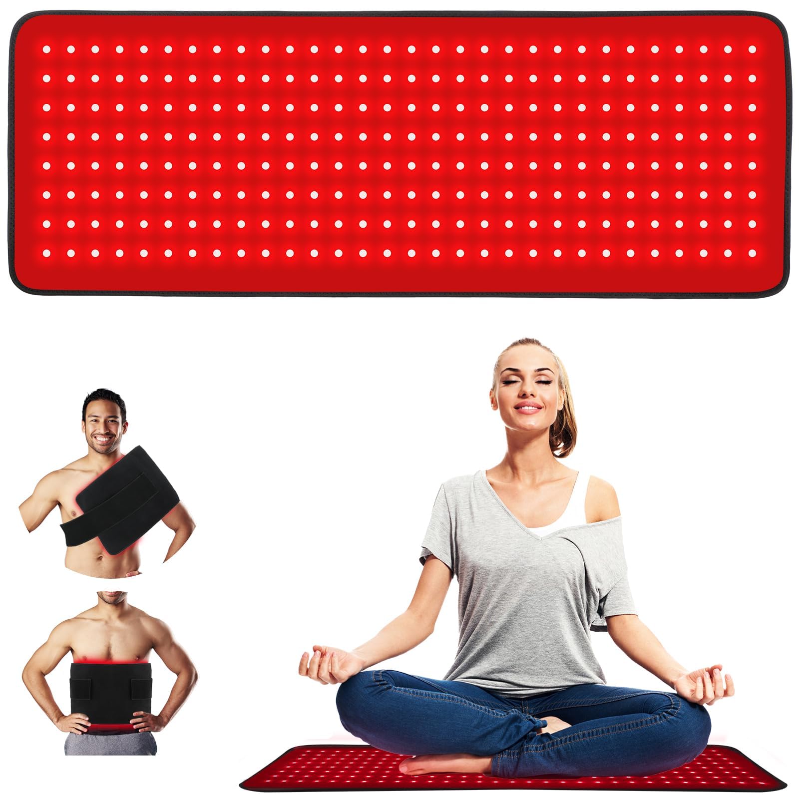 LOVTRAVEL tapis thérapie rouge et infrarouge couvrant tout le corps