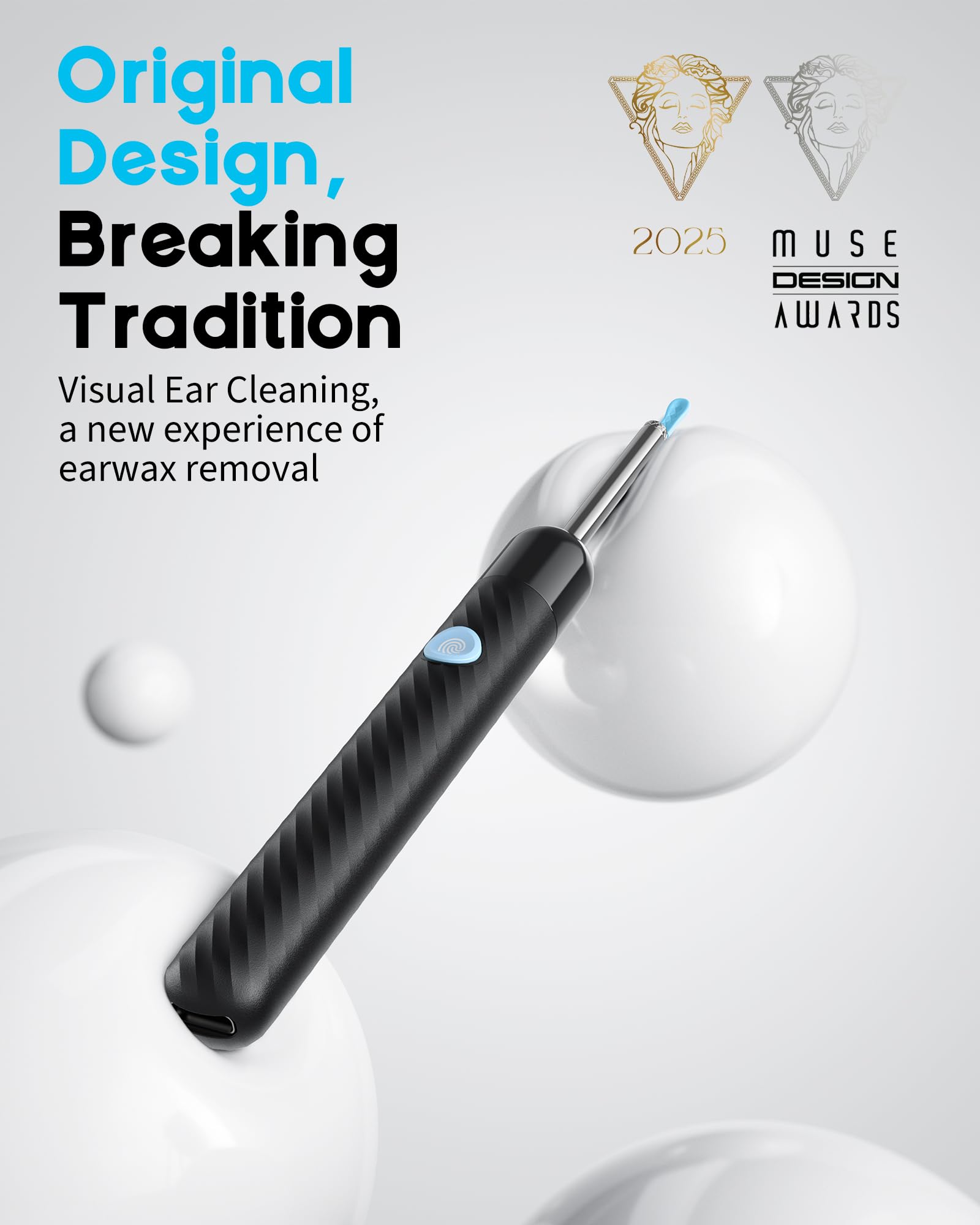 Loyker X6 LEDs six pour une meilleure visibilité pendant l’inspection.