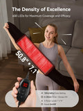LPKP ceinture lumière rouge, minuteries réglables pour sécurité et commodité.