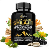 Le flacon LSOIUX Shilajit en flacon himalayen, symbole de vitalité naturelle.