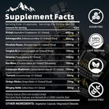Capsules Shilajit LSOIUX, énergie soutenue au quotidien.