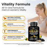 Gélules Shilajit et Ginseng LSOIUX, énergie et équilibre.