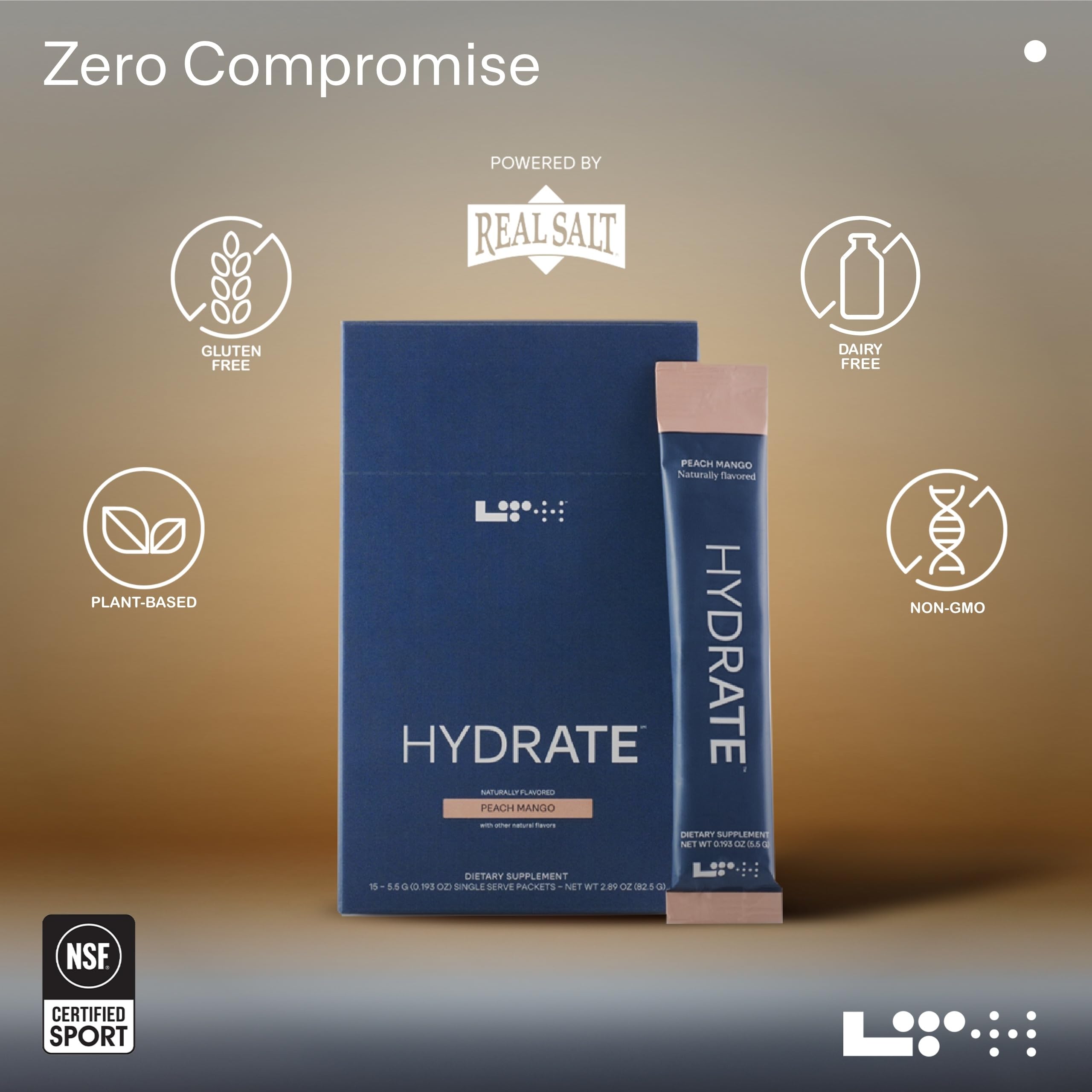 Portions individuelles LTH Hydrate, dosage précis pour chaque boisson.
