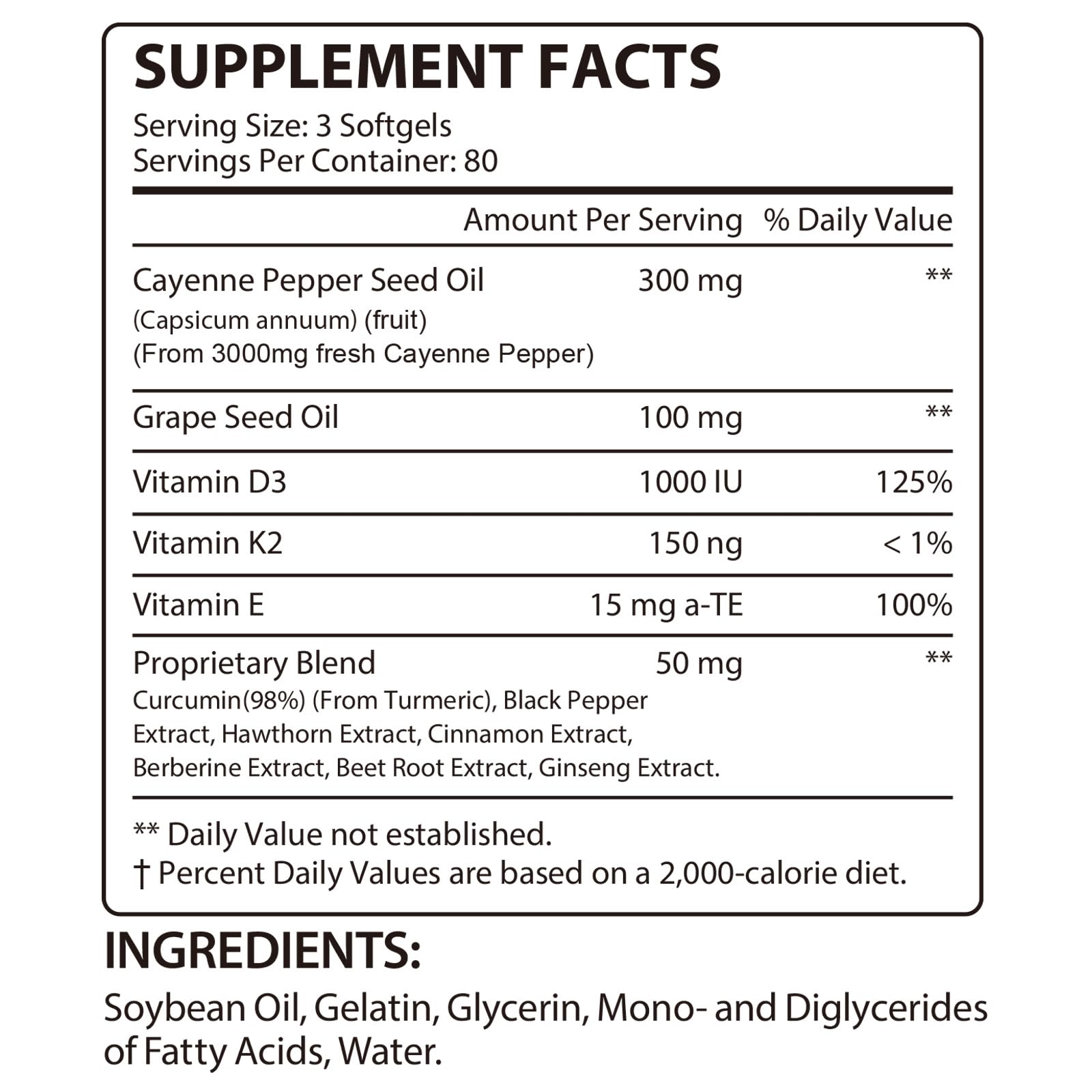 LTQXGT bouteille cayenne-capsules : format pratique pour une utilisation quotidienne.