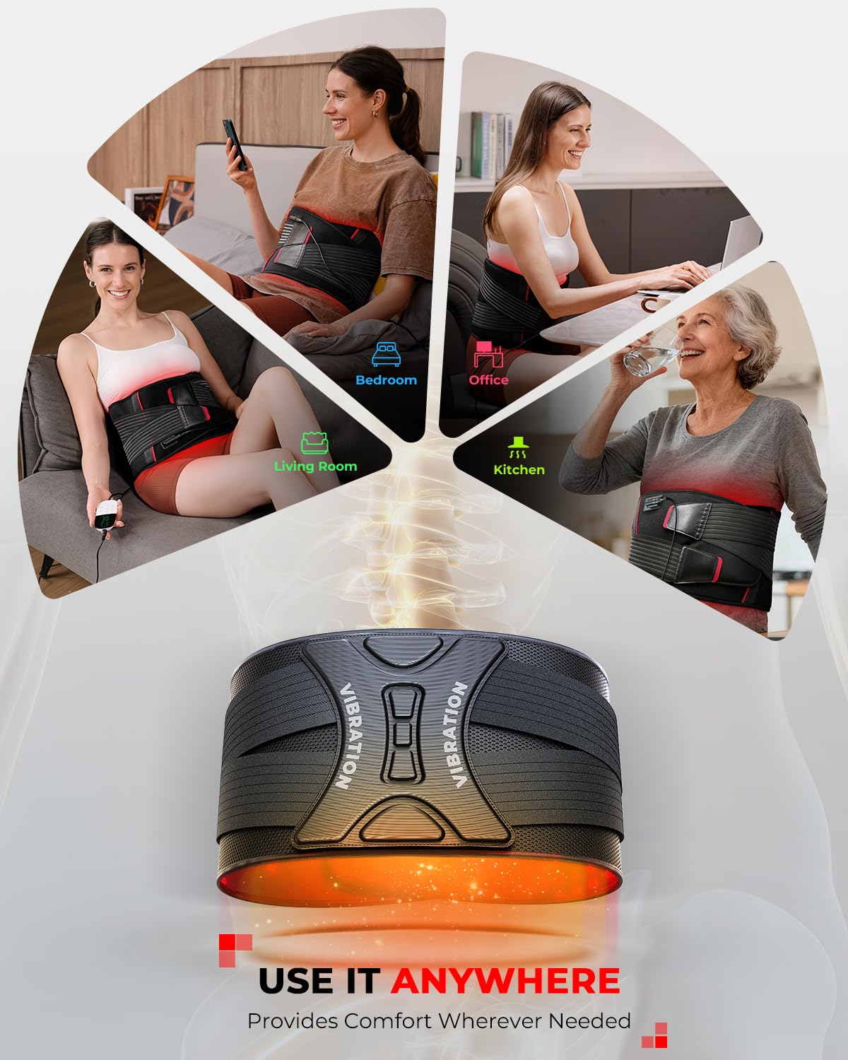 LTW bandeau tissu doux pour une expérience agréable sur la peau