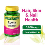 Caplets LUAL faciles à avaler pour cheveux, peau et ongles