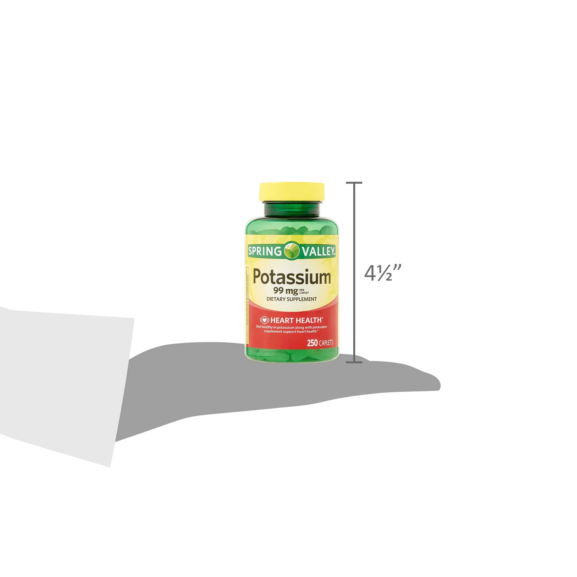 Caplets potassium LUAL en gros plan, texture homogène et de qualité.