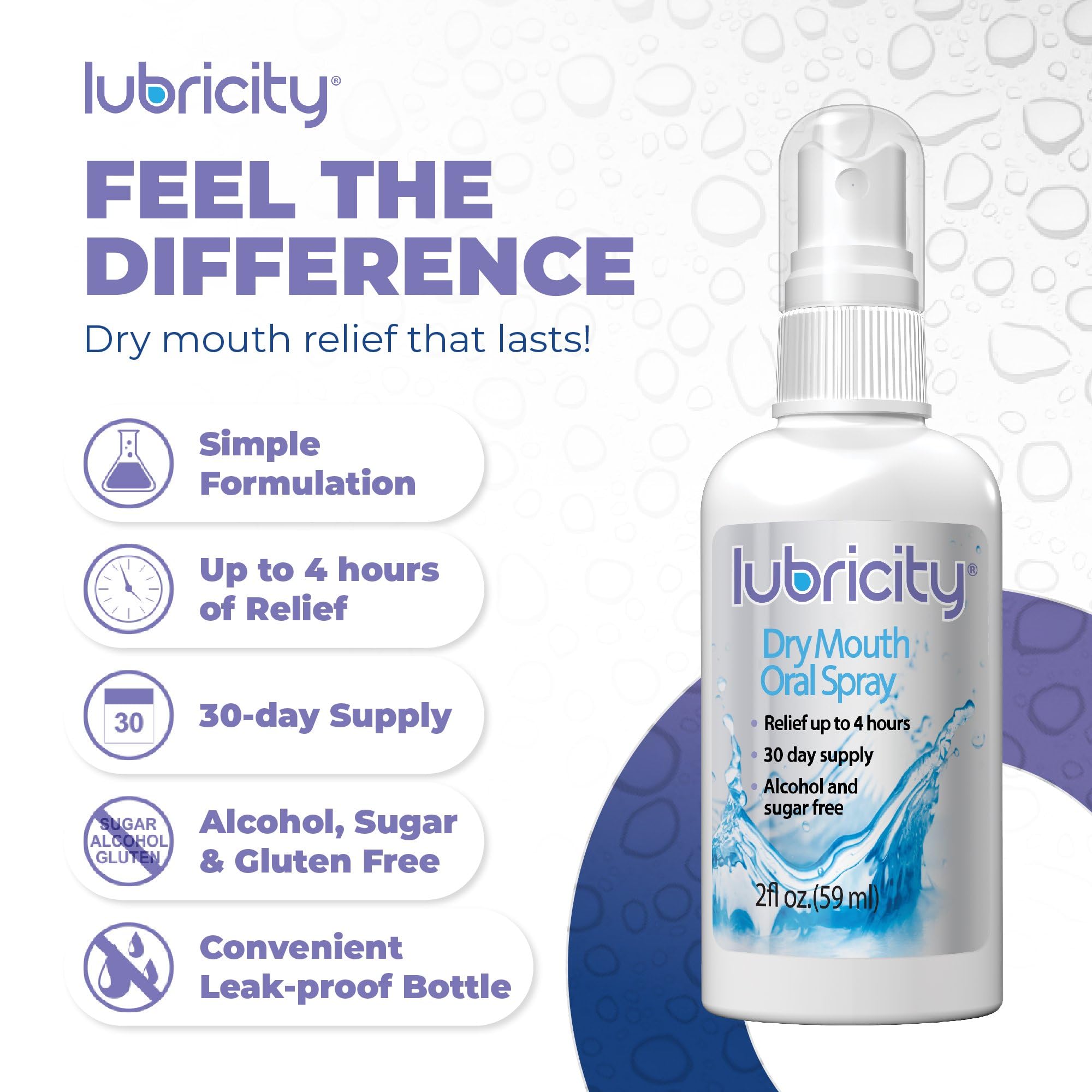 Lubricity usage après repas, confort oral durable.