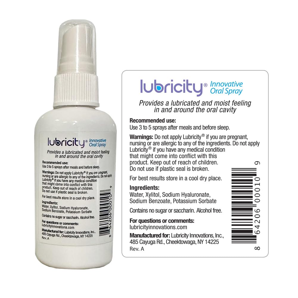 Lubricity spray usage soir, confort avant le coucher.