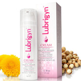 Lubrigyn crème intime avec pompe sans air, facilité d’application et confort.