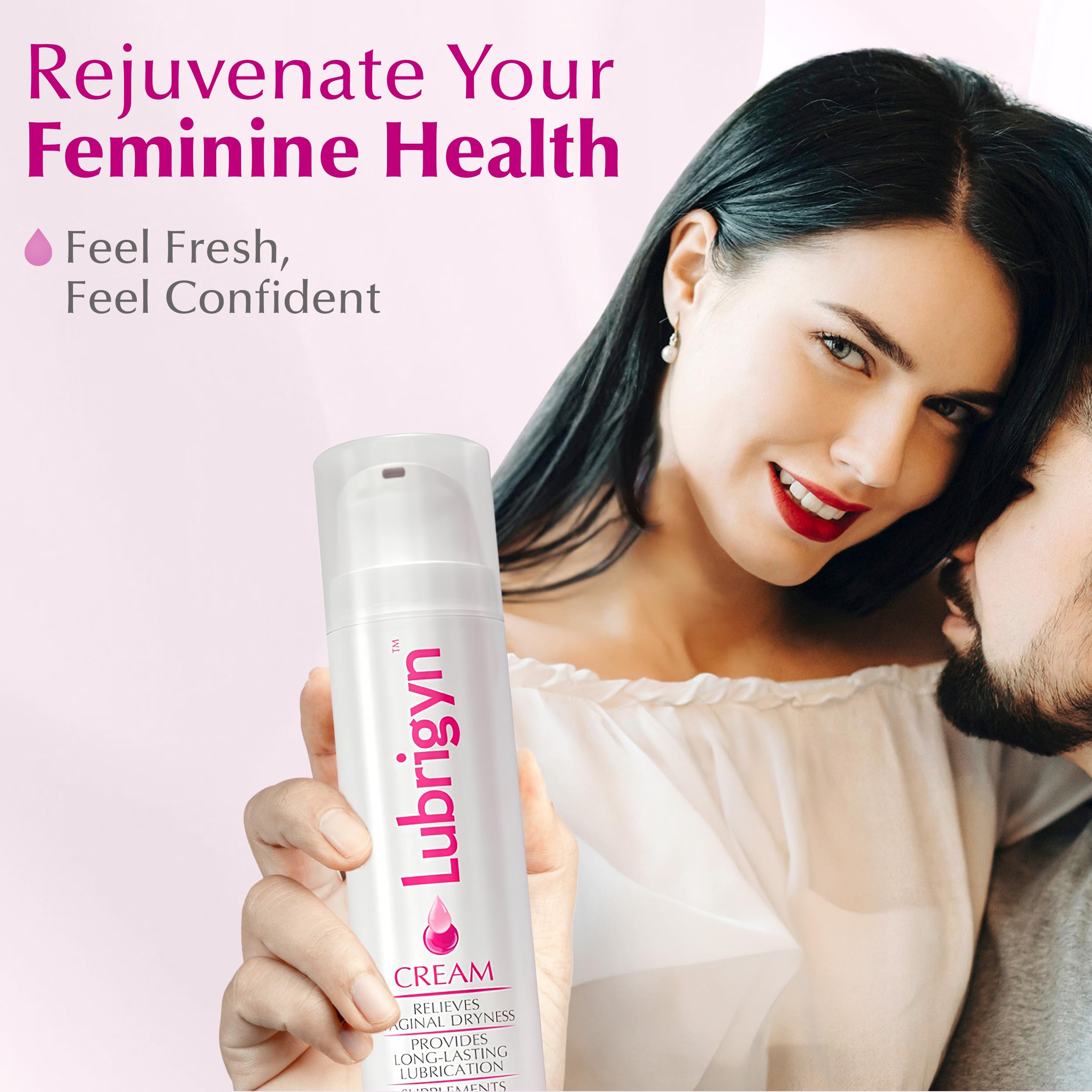 Moment intime plus confortable avec Lubrigyn, résultat potentiel mais non garanti.