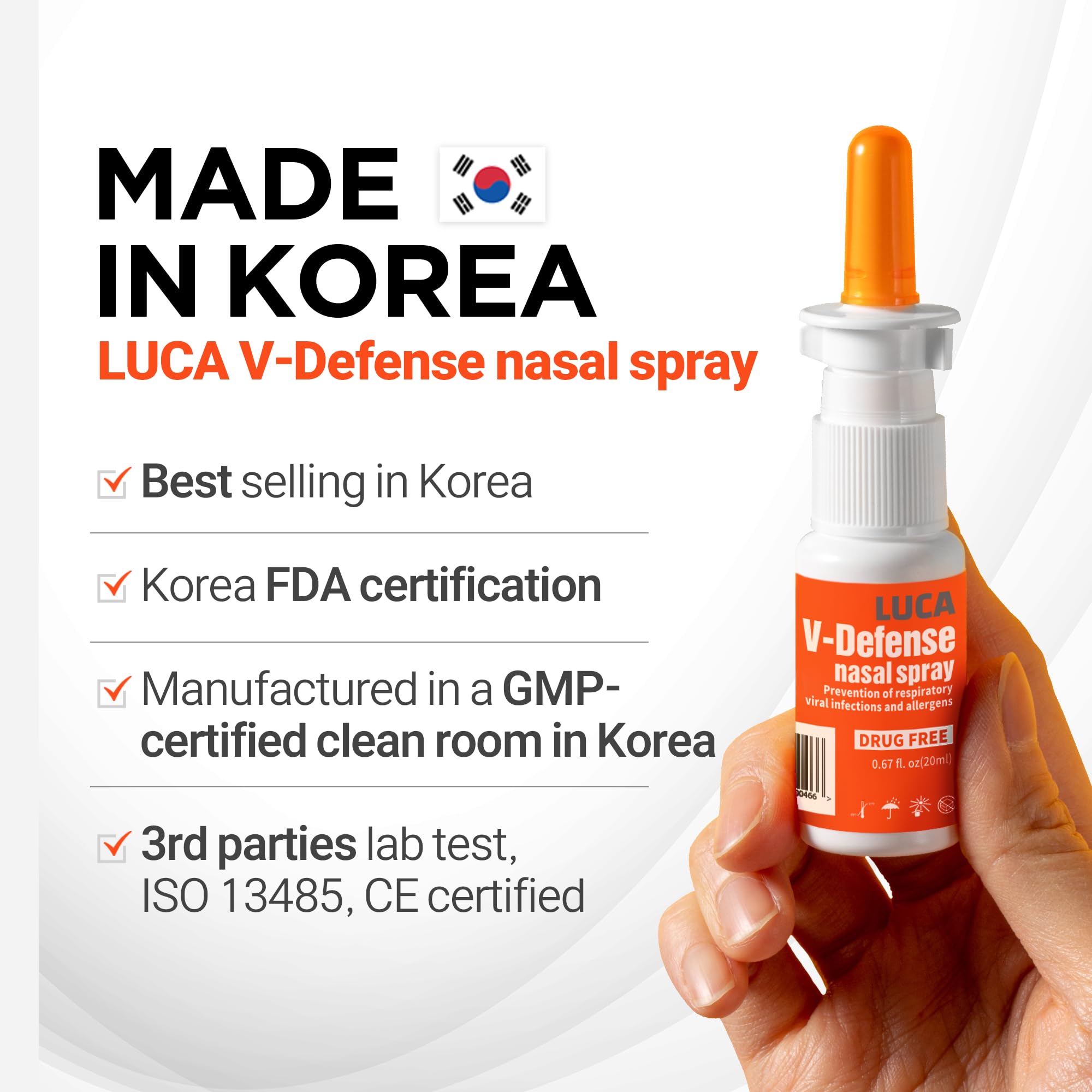 LUCA V-Defense utilisation quotidienne simple sans corticoïdes ni médicaments.