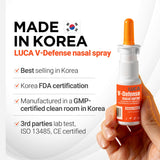 LUCA V-Defense utilisation quotidienne simple sans corticoïdes ni médicaments.