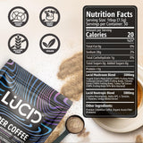 Lucid Superfood Café L-théanine pour équilibre et focus agréable