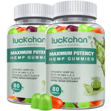 Luckchan bonbons chanvre en forme d’ours, douceur nocturne et sommeil potentiel.