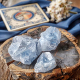 Luckeeper artefact bijou calcite bleue prêt pour création