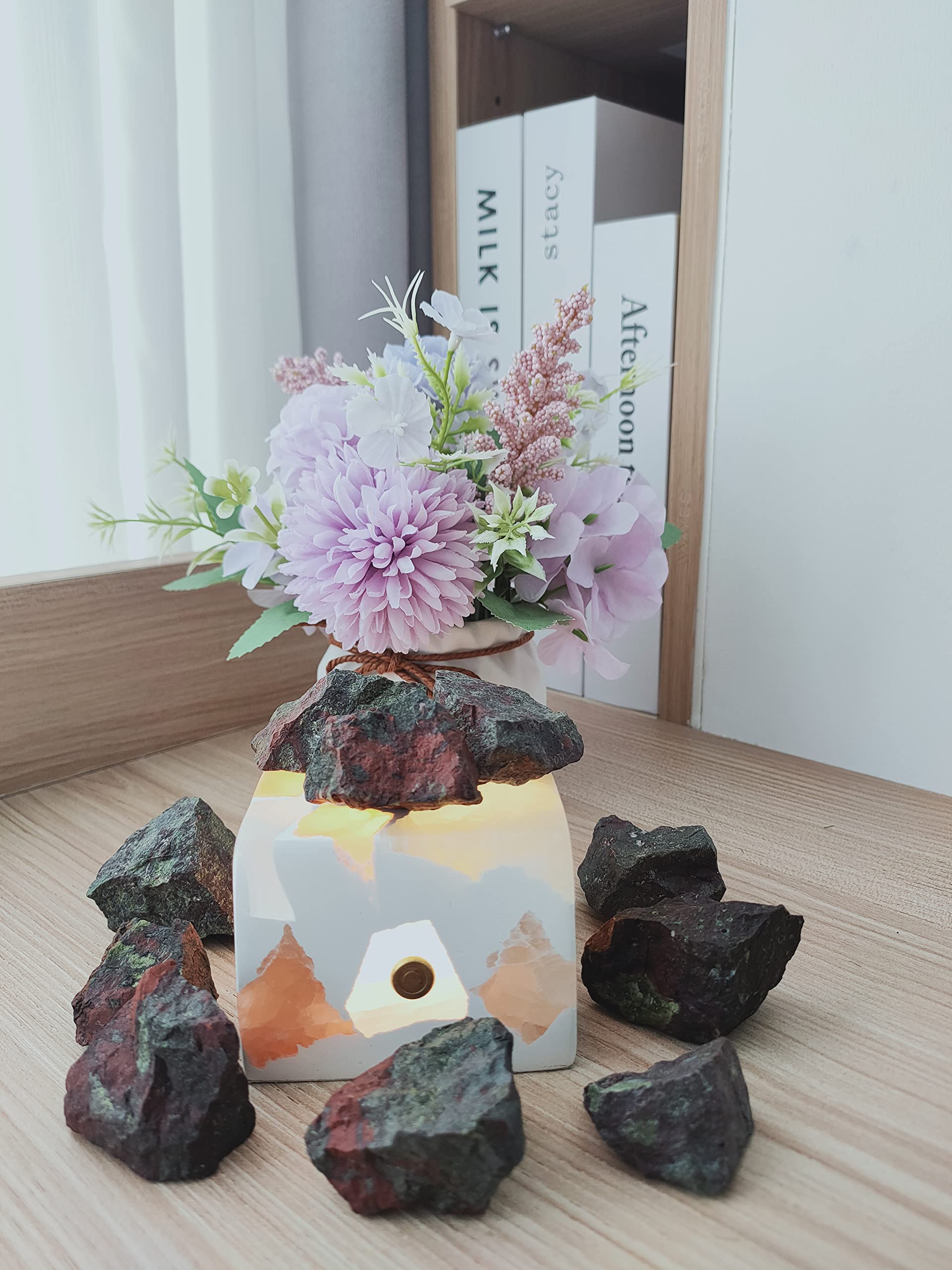 Luckeeper déco autel – guirlandes de pierres naturelles pour ambiance spirituelle.