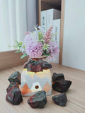 Luckeeper déco autel – guirlandes de pierres naturelles pour ambiance spirituelle.