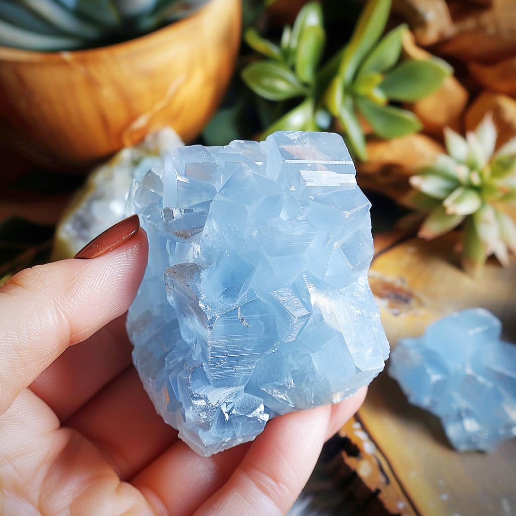 Luckeeper petits cristaux bleus parfaits pour pendentifs et bijoux