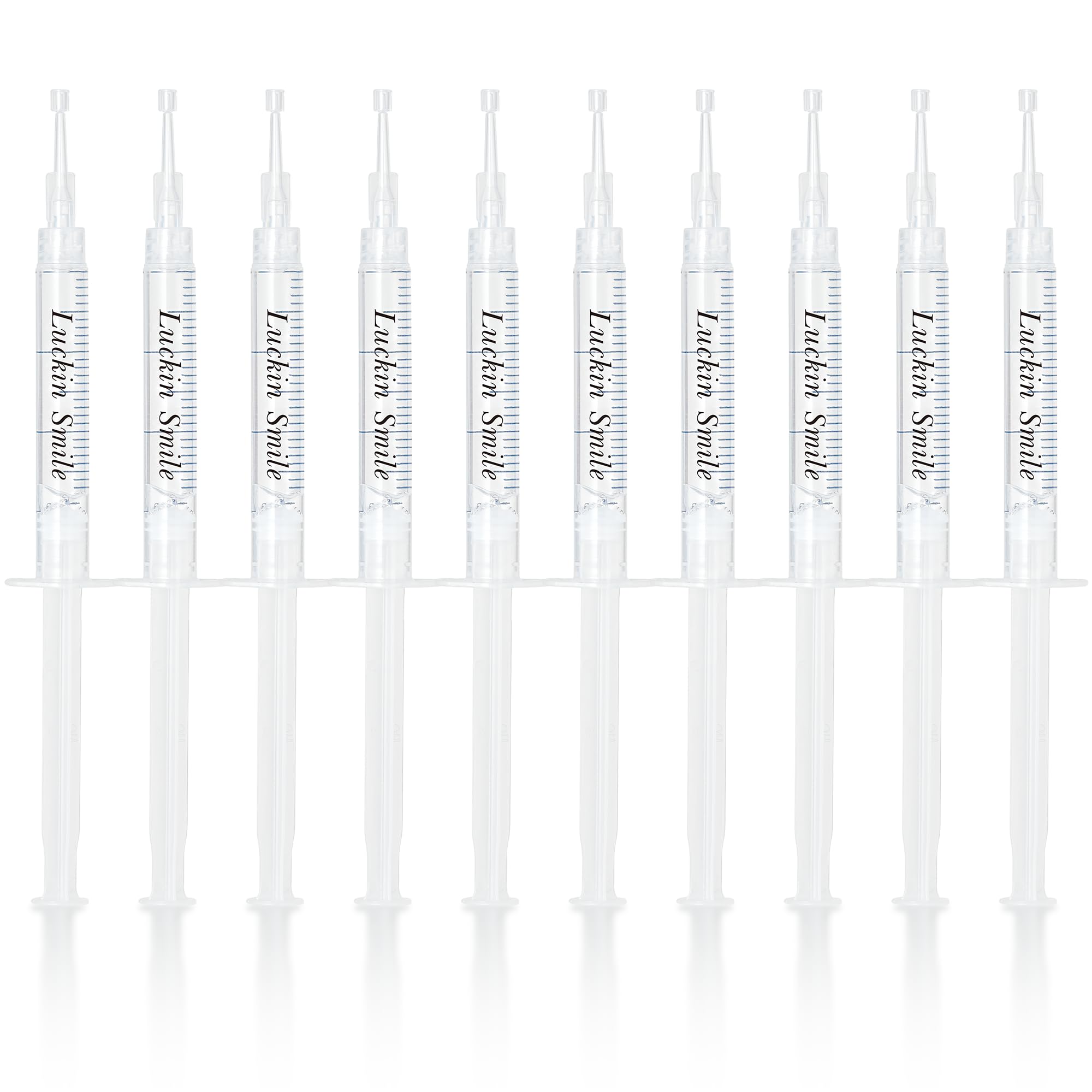 Luckin Smile: dix-tubes-gel-blanchissant, traitement pratique à domicile.
