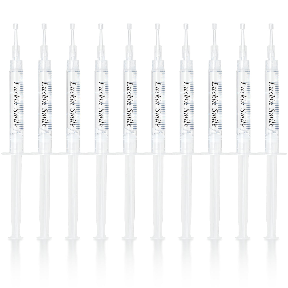Luckin Smile: dix-tubes-gel-blanchissant, traitement pratique à domicile.