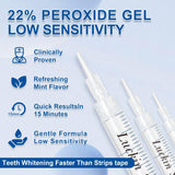 Lot Luckin Smile: 10 tubes de gel de 3 ml, pratique pour le réapprovisionnement.