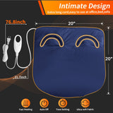 LUCKY GAME repose-pieds chauffant double-face polyvalent pour jambes et dos.