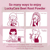 Luckycare Betterave Petit Déjeuner Énergie, démarrage de journée énergisant et sain.