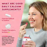 Gomme LUCNVEM Calcium citrate, zinc et magnésium pour l'équilibre quotidien.