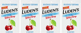 Pastilles Ludens sans sucre goût cerise sauvage dans un emballage pratique.