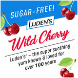 Gouttes Ludens sans sucre cerise sauvage dans une poche refermable pour le voyage.