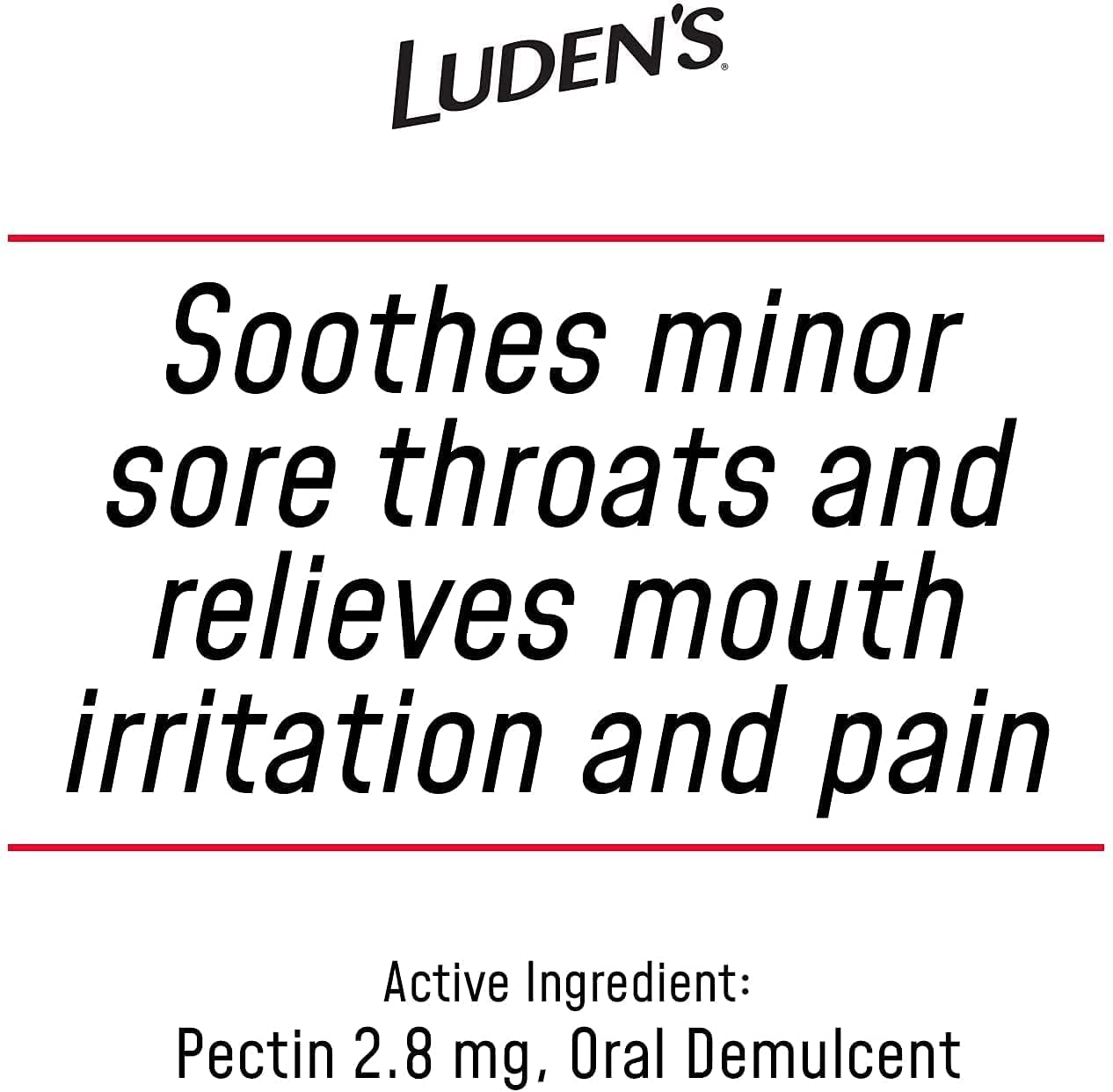 Texture pectine Ludens cerise sauvage sans sucre, douceur fondante pour la gorge.