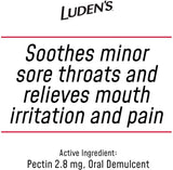 Texture pectine Ludens cerise sauvage sans sucre, douceur fondante pour la gorge.