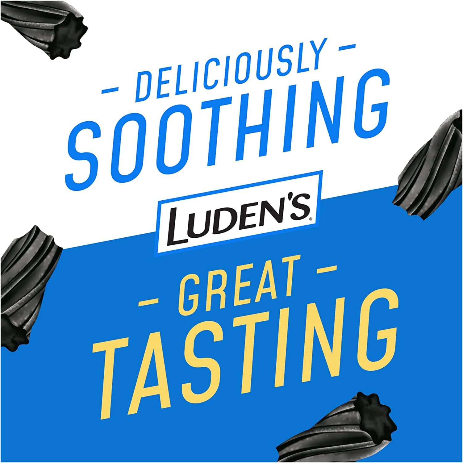 Ludens Hny Réglisse drops réglisse, bouchée agréable pour le quotidien.