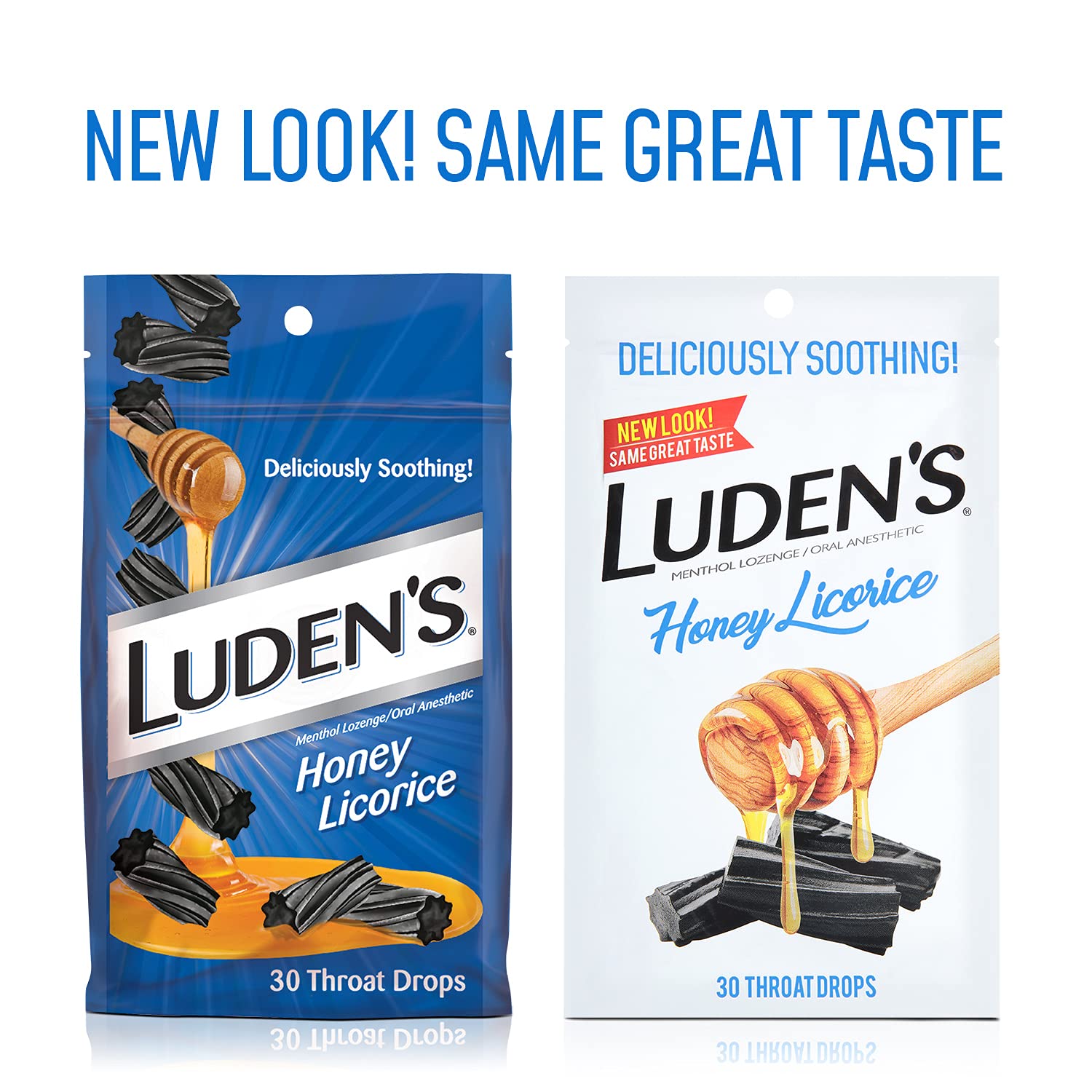Pastilles Ludens dissolution rapide offrant une sensation de fraîcheur.