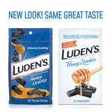 Pastilles Ludens miel reglisse idéales après une longue journée de travail.