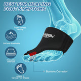 Luguiic chaussette-relief bunion antidérapante assure un maintien discret.