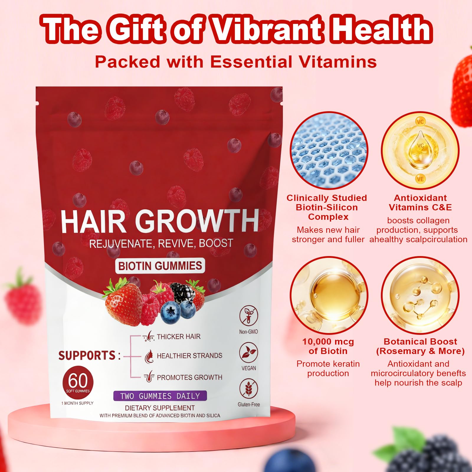 Texture douce des gommes LUIMOLL Lumin, plaisir quotidien pour les cheveux.